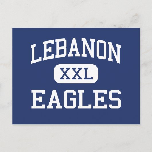 Libanon Eagles Middle School Libanon Oregon Briefkaart (Voorkant)