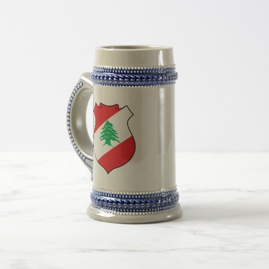 libanon - embleem bierpul (Voorkant links)