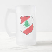 libanon - embleem matglas bierpul (Links)