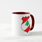 libanon - embleem mok (Voorkant rechts)