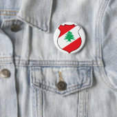 libanon - embleem ronde button 5,7 cm (In situ)