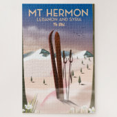 Libanon en Syria Mt Hermon Ski Legpuzzel (Verticaal)