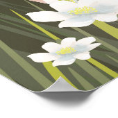 Libanon en Syria Mt Hermon Ski Poster (Hoek)