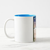 Libanon en Syria Mt Hermon Ski Tweekleurige Koffiemok (Links)