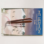 Libanon en Syrië Mt Hermon Ski Legpuzzel (Horizontaal)