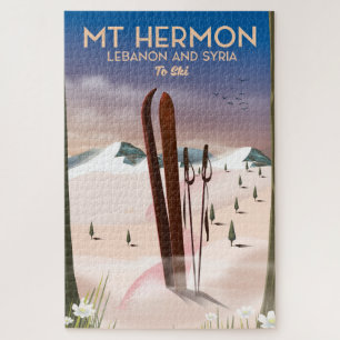 Libanon en Syrië Mt Hermon Ski Legpuzzel