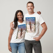 Libanon en Syrië Mt Hermon Ski T-shirt (Unisex)