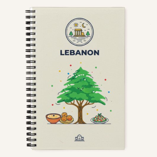 Libanon Erfgoed & Cederboom Fotoarchief Notitieboek (Voorkant)