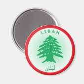 Libanon Erfgoed Embleem Magneet (Voorkant / Achterkant)