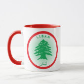Libanon Erfgoed Embleem Mok (Links)