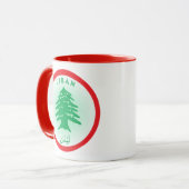 Libanon Erfgoed Embleem Mok (Voorkant links)