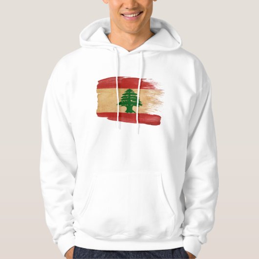 Libanon Flag Hoodie (Voorkant)