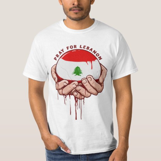 Libanon Gebed  T-shirt (Voorkant)
