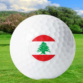 Libanon Golf Balls, Libanese vlag Golfers/Patriot Golfballen