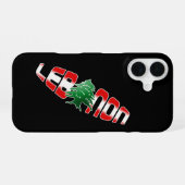 Libanon iPhone 16 Hoesje (Achterkant horizontaal)