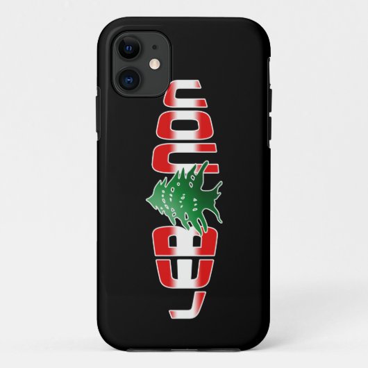 Libanon iPhone 5 Hoesje (Achterkant)