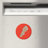 Libanon Kaart Magneet (Insitu (Vaatwasser))