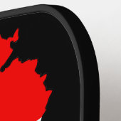 Libanon kaart met vlag pickleball paddle (Links Detail)