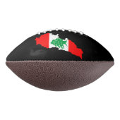 Libanon Kaart met Vlag Stenen Magneet American Football (Gedraaid 270)