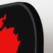 Libanon Kaart met Vlag Stenen Magneet Pickleball Paddle (Links Detail)