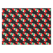 Libanon kaart met vlag tafelkleed (Voorkant (Horizontaal))