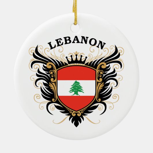 Libanon Keramisch Ornament (Achterkant)