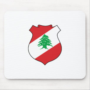 Libanon land wapenschild symbool embleem vlag muismat
