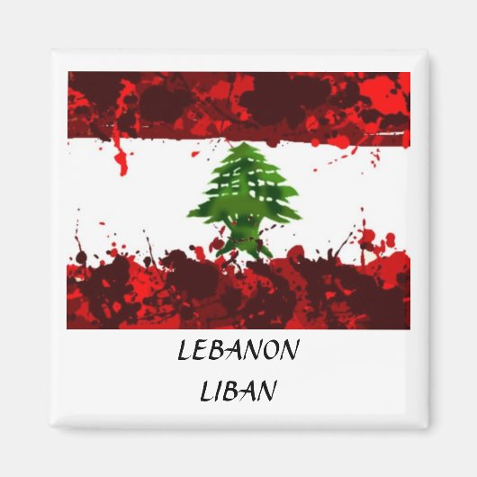 Libanon Liban Magneet (Voorkant)