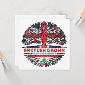 Libanon Libanees Verenigd Koninkrijk - Britse boom Kaart (Voorkant / Achterkant in situ)