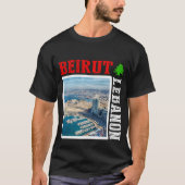 Libanon, Libanees, vlag van Libanon, Libanese vlag T-shirt (Voorkant)