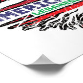 Libanon Libanese Verenigde Staten Verenigde Staten Poster (Hoek)