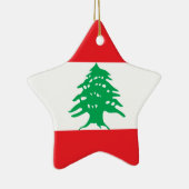 Libanon - Libanese vlag Keramisch Ornament (Rechts)