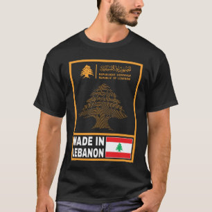 Libanon, Libanon-paspoort, Libanon-kaart, Libanese T-shirt