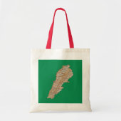 Libanon Map Bag Tote Bag (Voorkant)