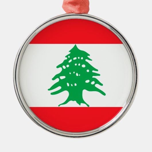 Libanon Metalen Ornament (Voorkant)
