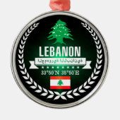 Libanon Metalen Ornament (Voorkant)