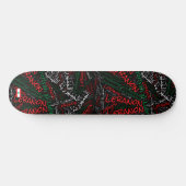 Libanon Nationaal Pride Woordwolken Skateboard (Horizontaal)