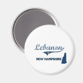 Libanon New Hampshire City Classic Magneet (Voorkant / Achterkant)