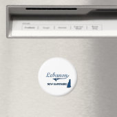 Libanon New Hampshire City Classic Magneet (Insitu (Vaatwasser))