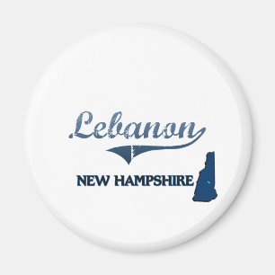Libanon New Hampshire City Classic Magneet