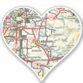 Libanon OF Kaart Sticker (Voorkant)