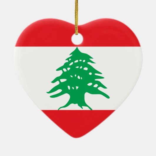 Libanon-Ornament Keramisch Ornament (Achterkant)