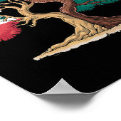 Libanon Palestina Vlag Libanees Palestijns Verenig Poster (Hoek)