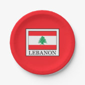 Libanon Papieren Bordje (Voorkant)