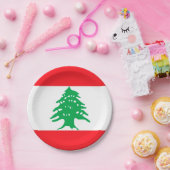Libanon Papieren Bordje (Feest)