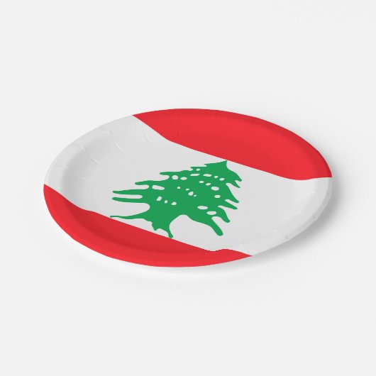 Libanon Papieren Bordje (Gekanteld)