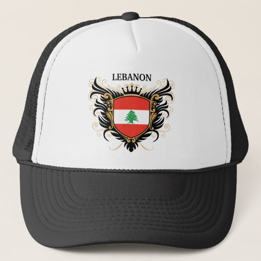 Libanon [personaliseren] trucker pet (Voorkant)