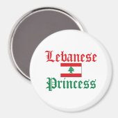 Libanon Princess Magneet (Voorkant / Achterkant)