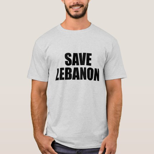 Libanon redden t-shirt (Voorkant)