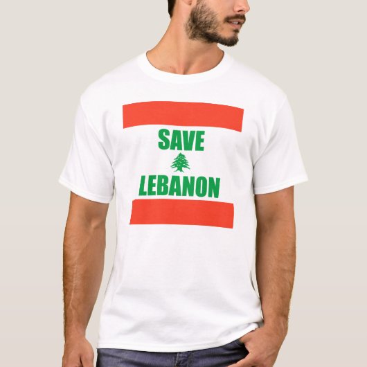 Libanon redden t-shirt (Voorkant)